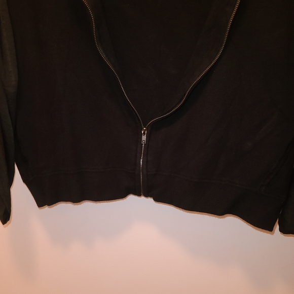 Lane Bryant sweater jacket plus size black - Picture 5 of 7